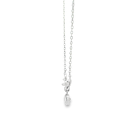 Aven Deer 925 sterling silver pendants chain earrings set